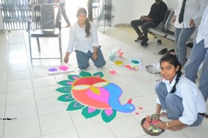 RANGOLI  IN JCOP